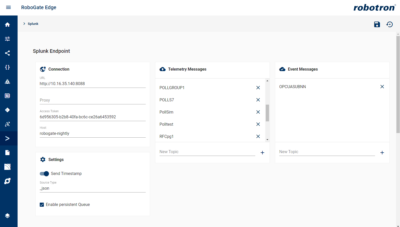 splunk config