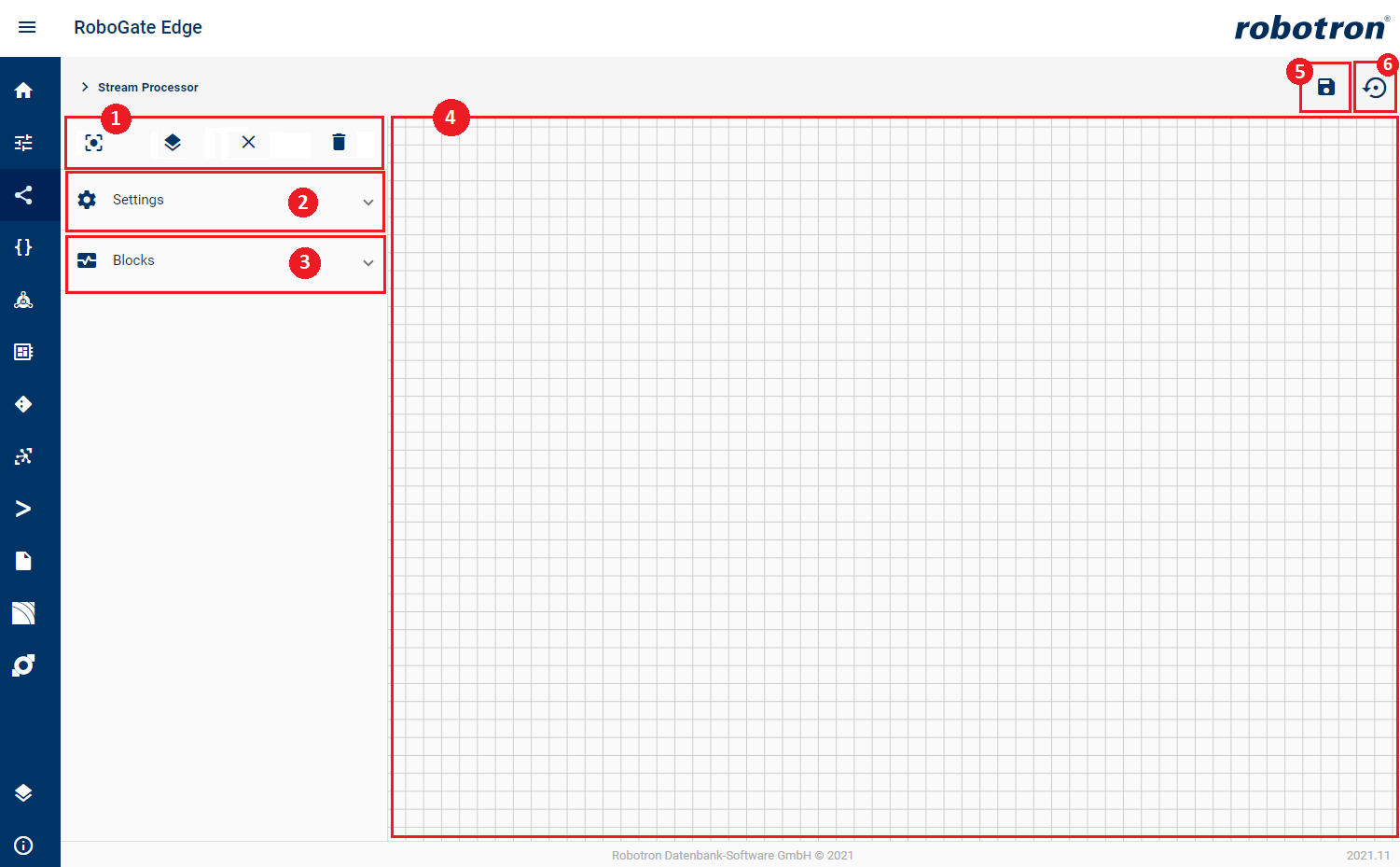 streamprocessor flow editor