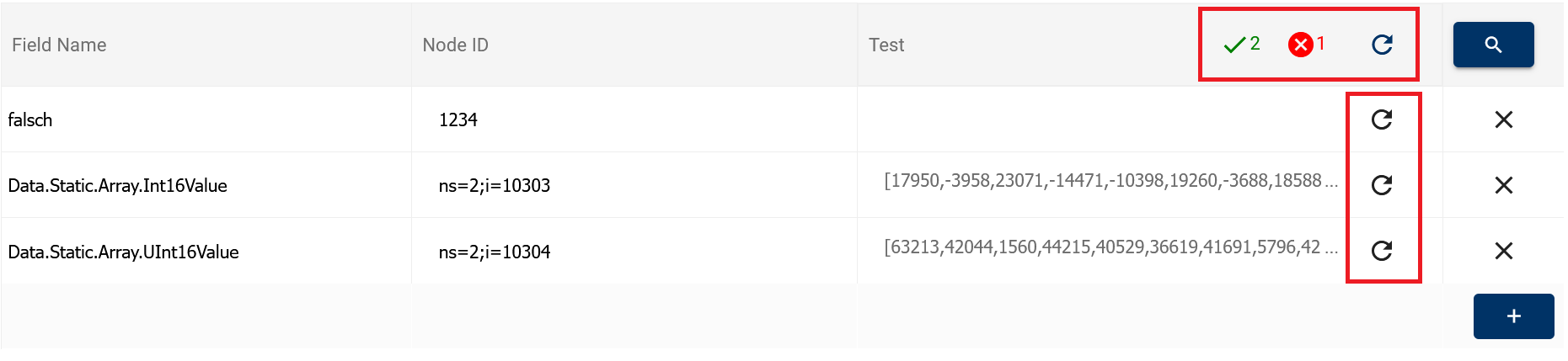 opcua node value check