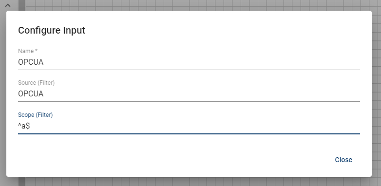 streamprocessor input block config