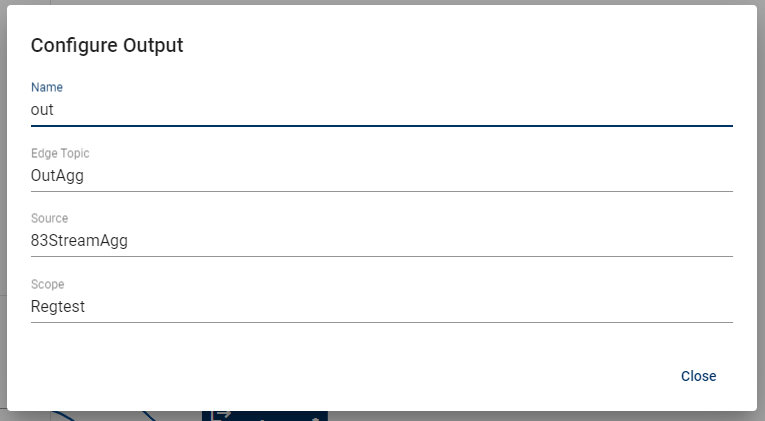 streamprocessor output block config